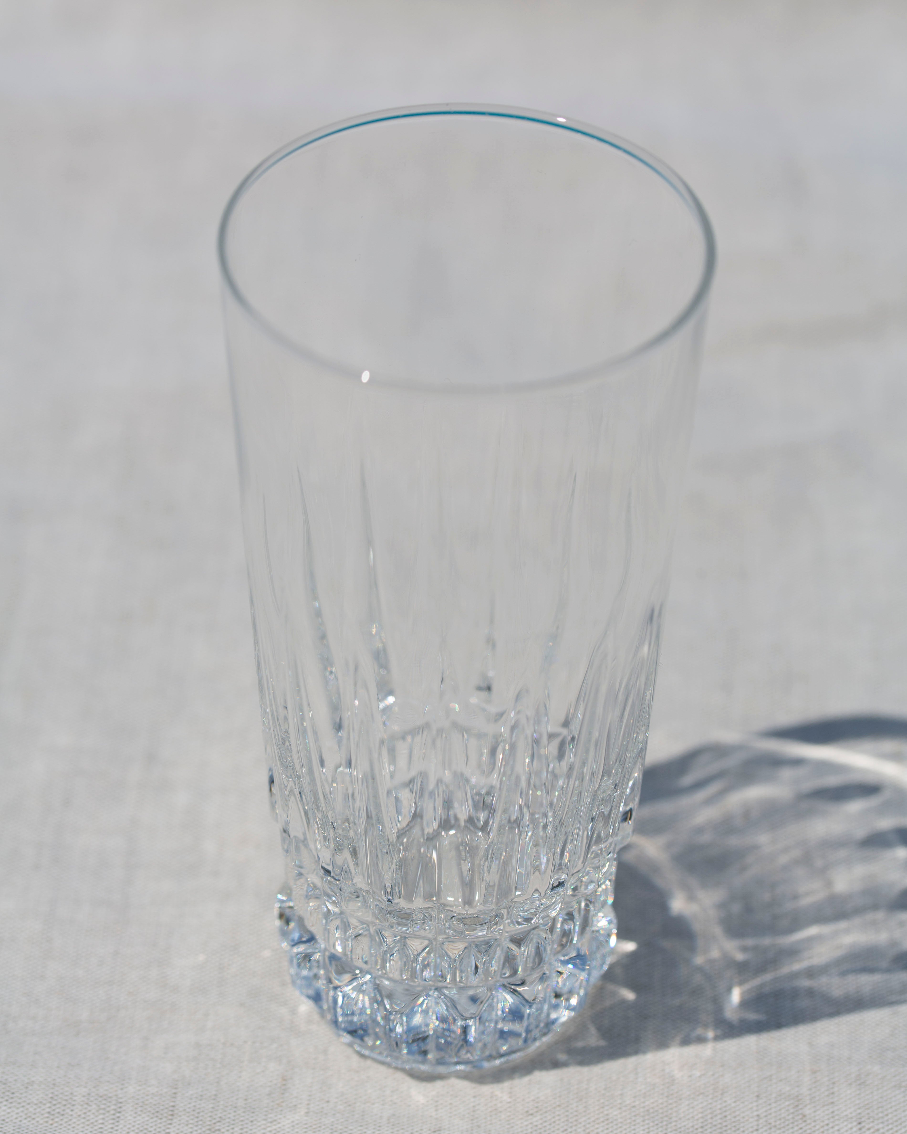 6x Edle Kristall Wassergläser