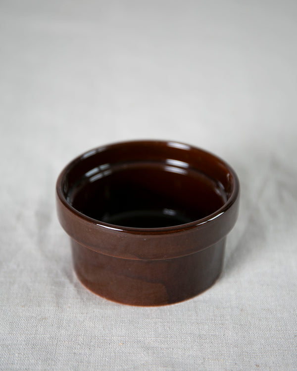 4x Vintage Keramik Schale in Braun