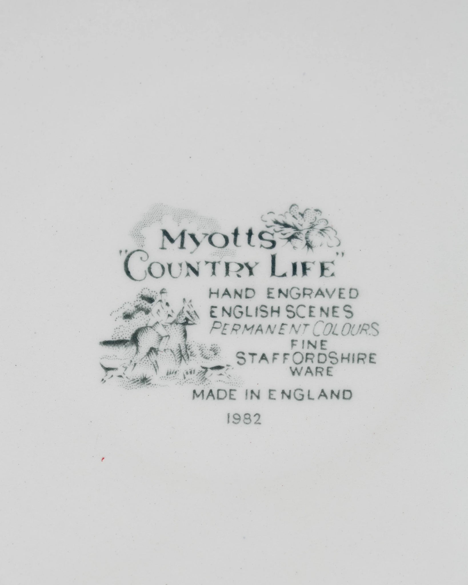 Myotts-Country-Life-englisches-Porzellan-Speiseteller