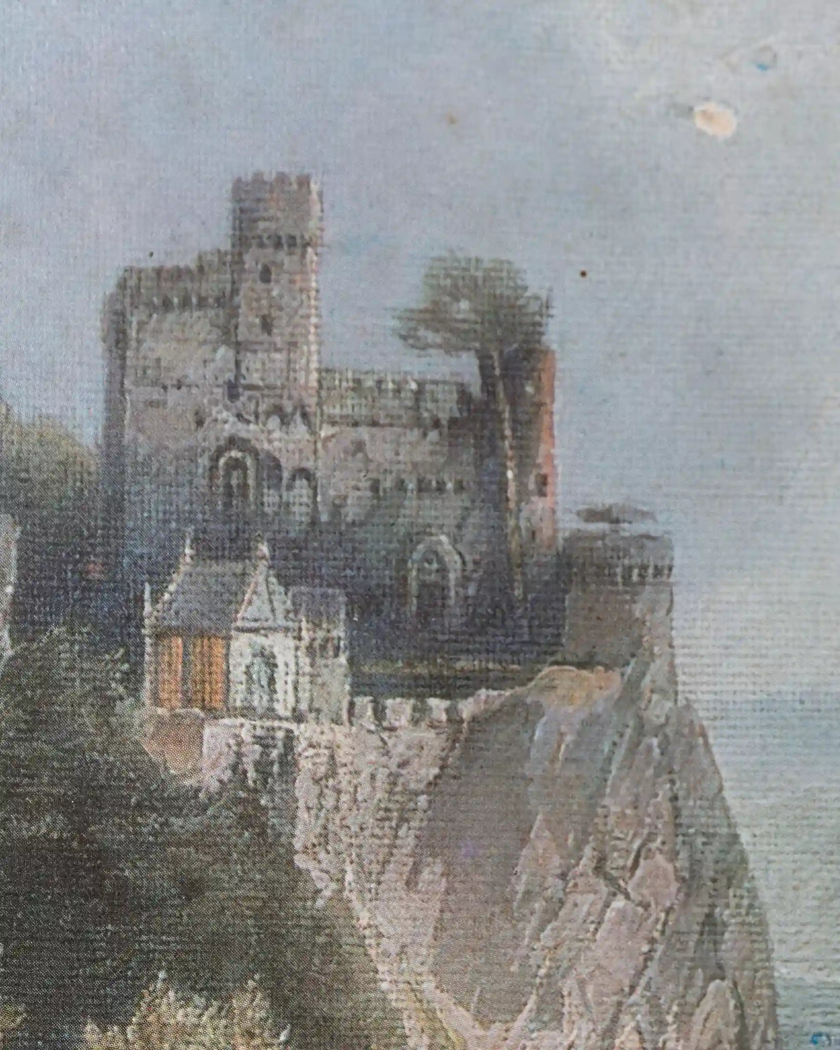 burg-rheinstein-lithographie-gemaelde-holz-vintage-nicolai-astudin