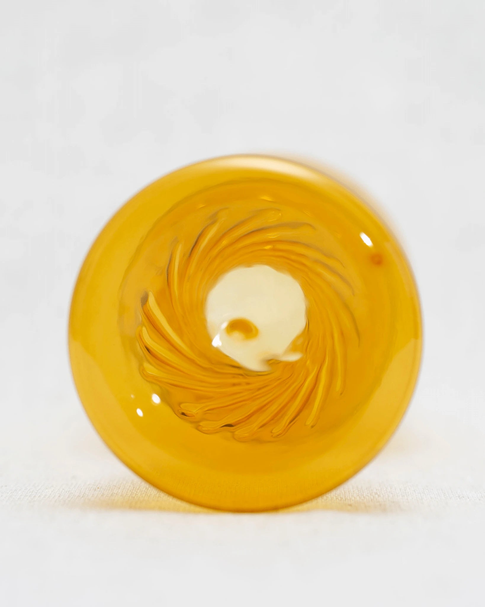 glaskunst-glasvase-vase-bernsteinfarben-gelb-vintage
