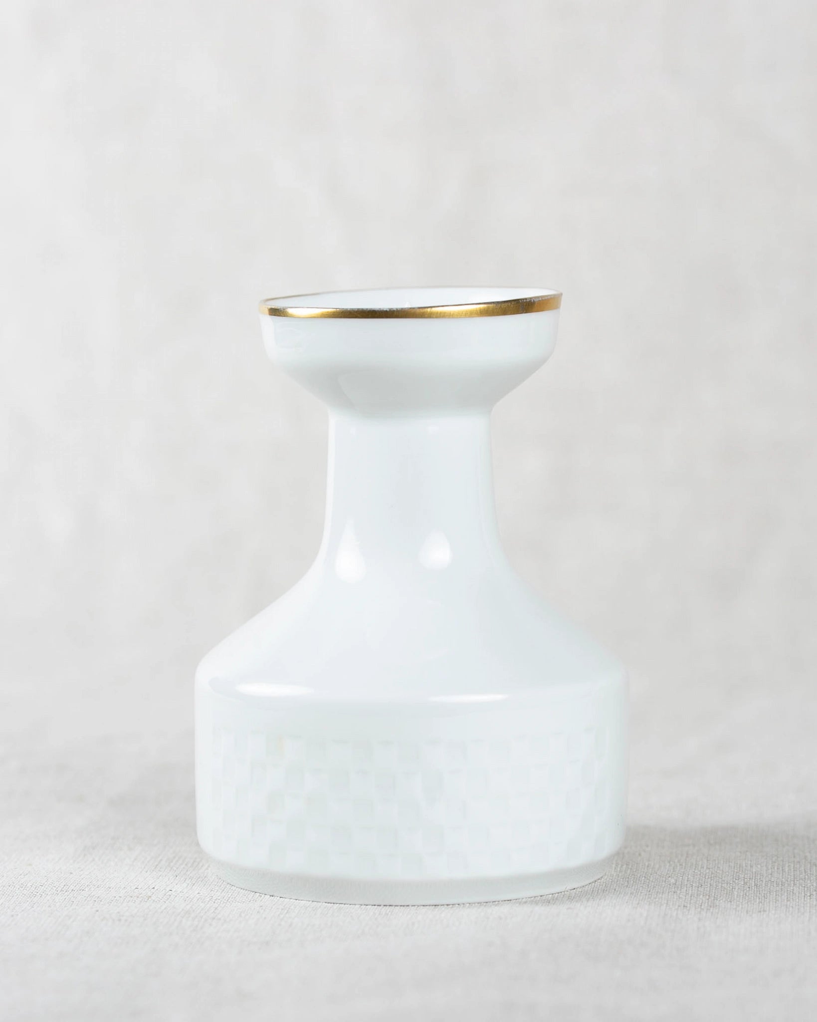 jlmenau-porzellan-kerzenhalter-kerzenständer-weiß-goldrand-made-in-gdr-ddr-vintage