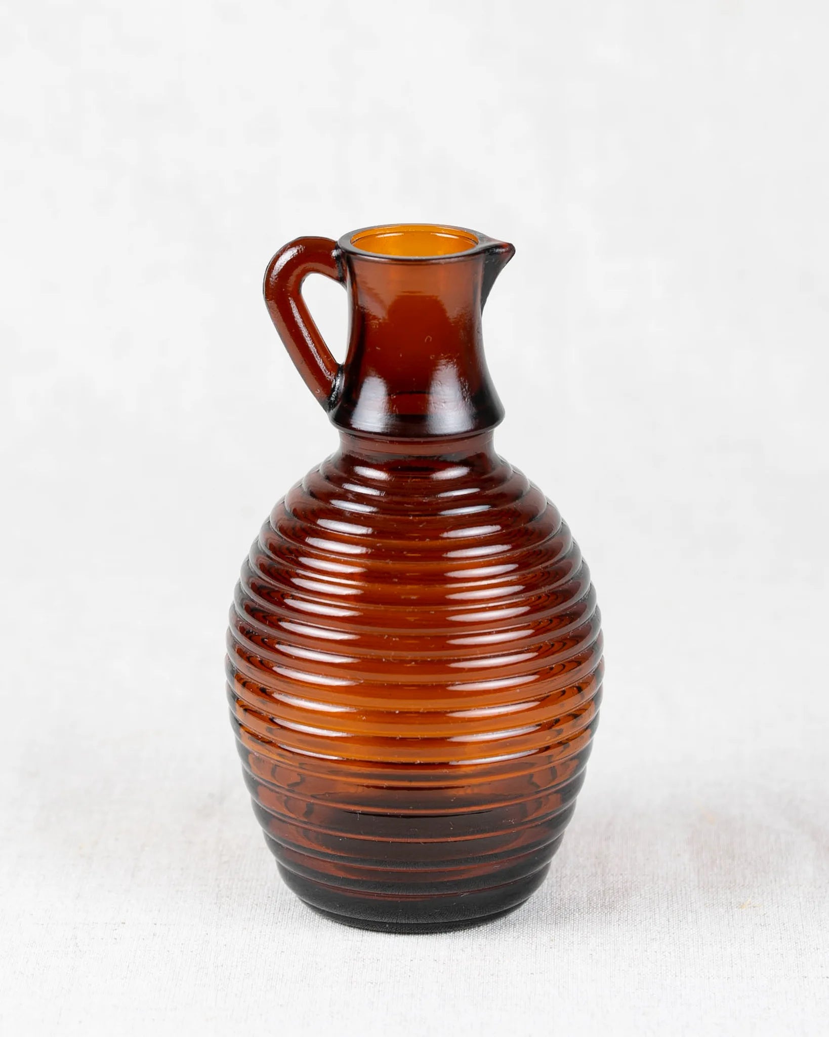vase-glas-bernstein-vintage-kännchen-kanne