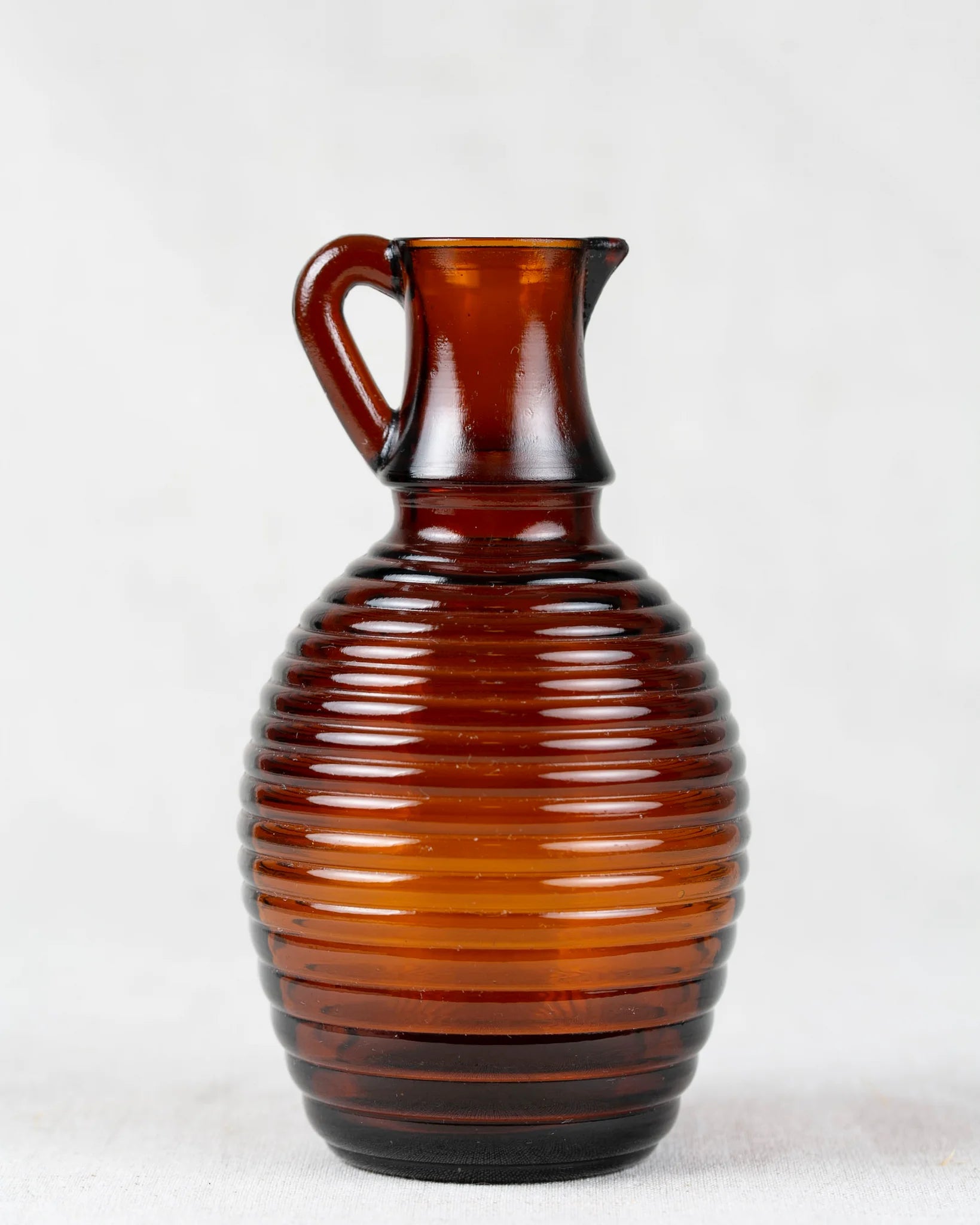 vase-glas-bernstein-vintage-kännchen-kanne