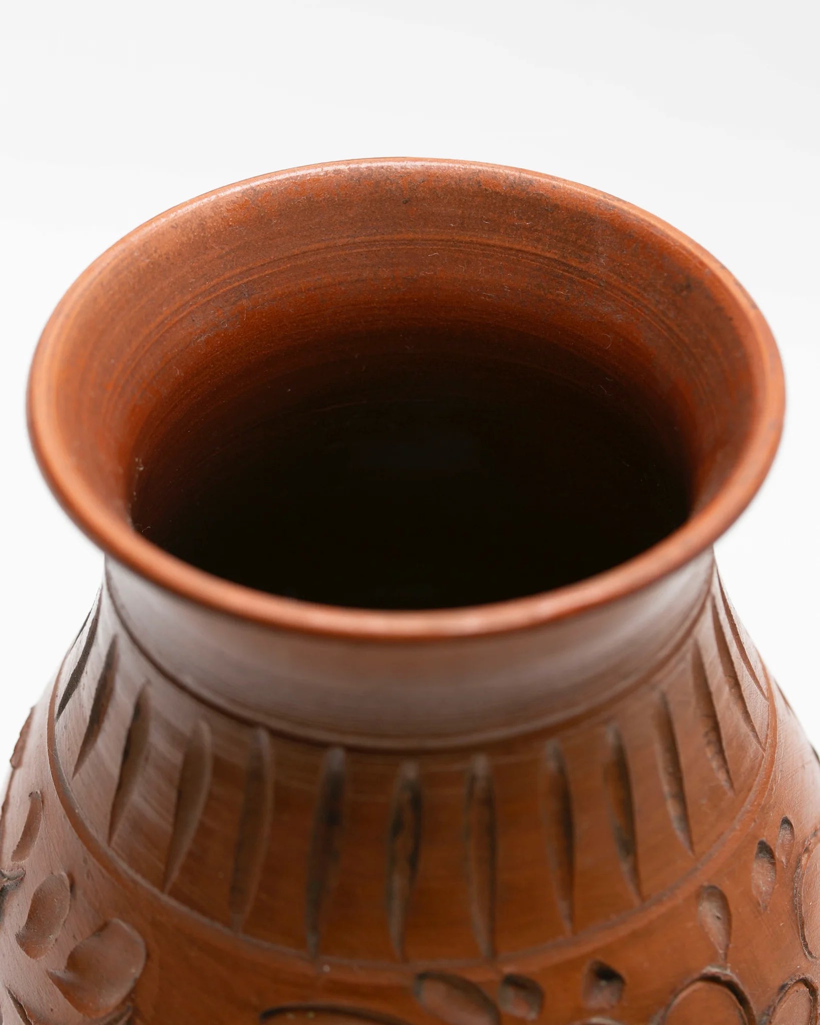 vase-handmade-keramik-ton-gravur-vintage