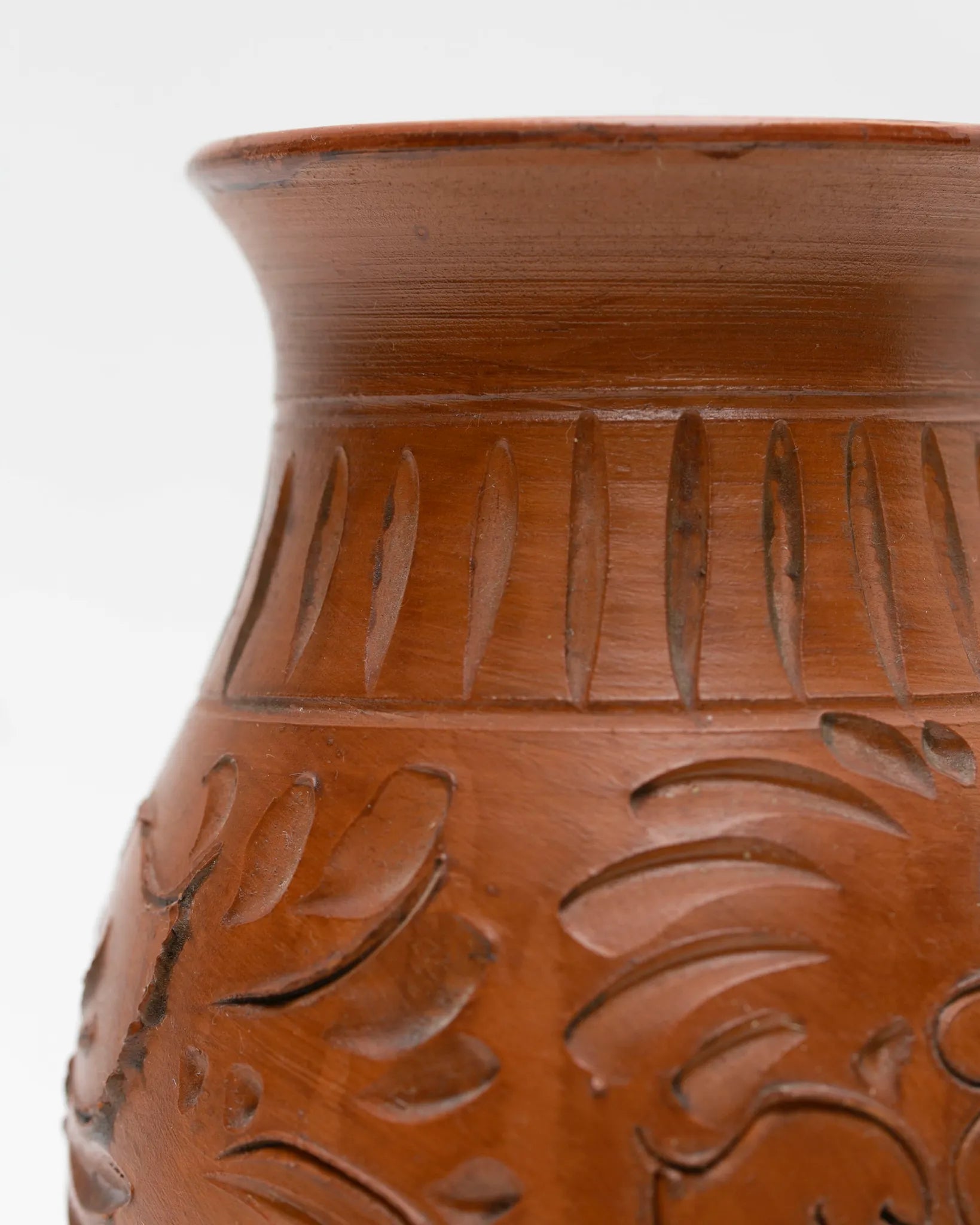 vase-handmade-keramik-ton-gravur-vintage