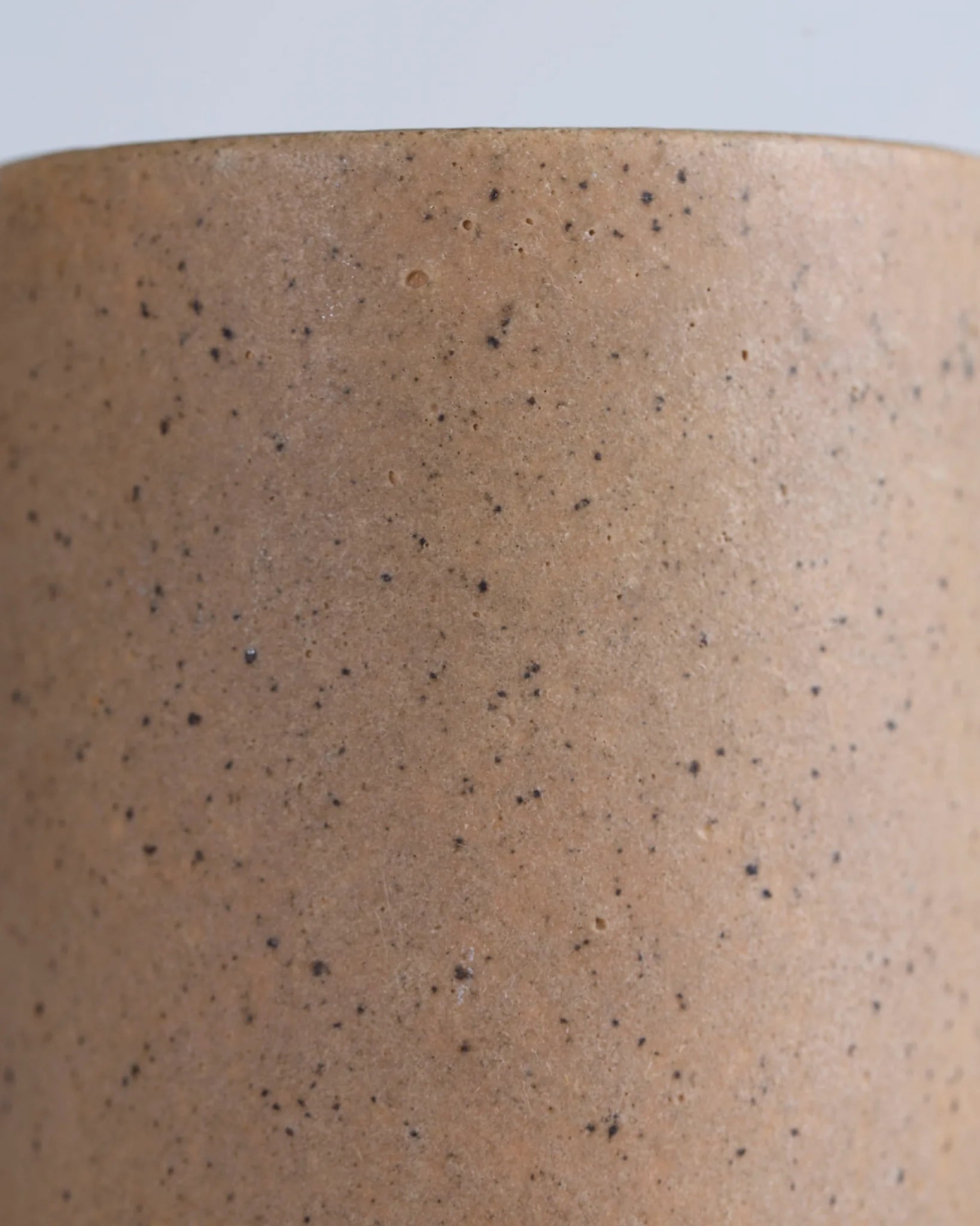 vase-keramik-braun-verlauf-keramikvase-ton-vintage