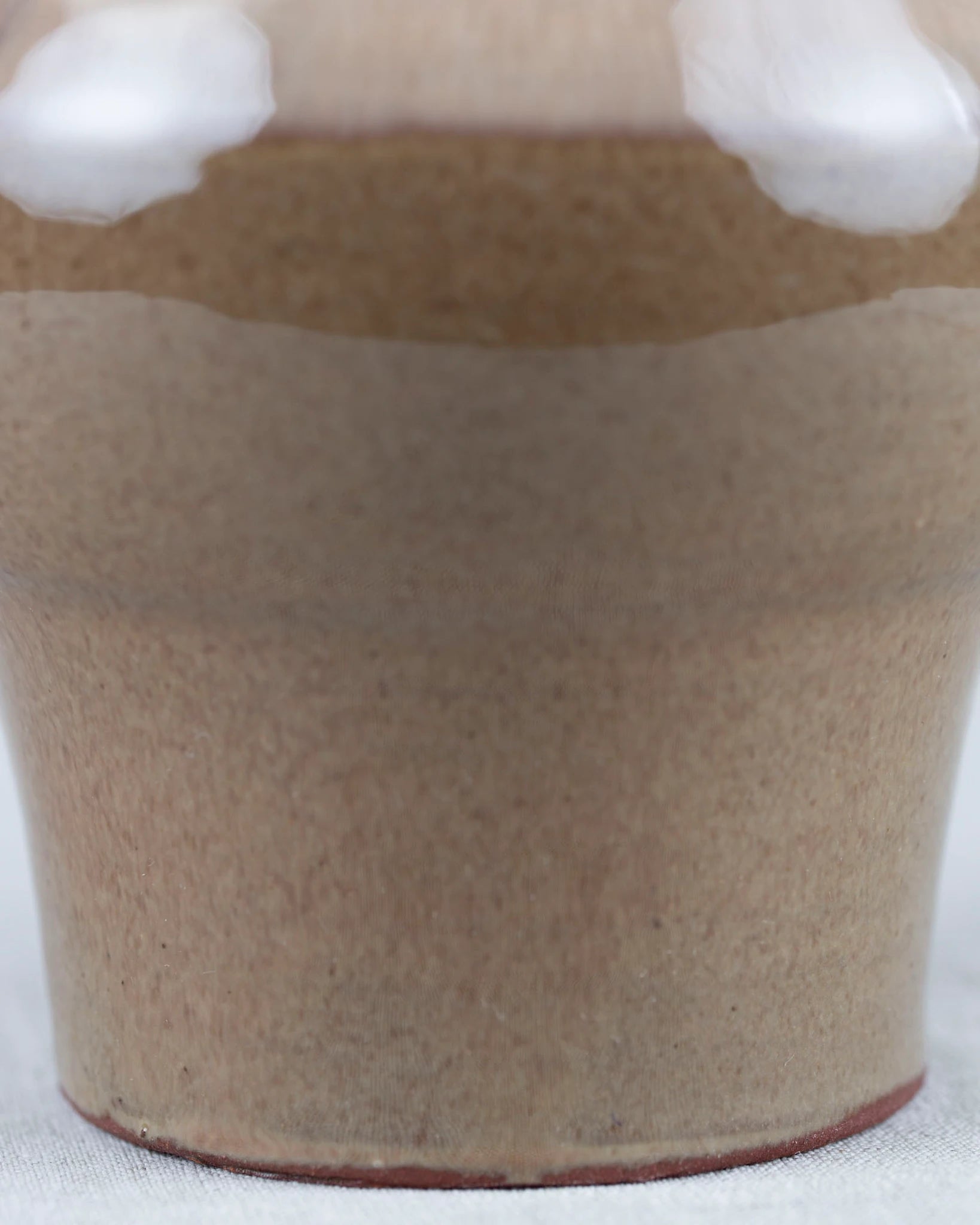 vase-verlauf-braun-keramik-vintage-bauchig
