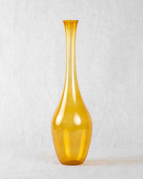 Gelbe Langhals Vase