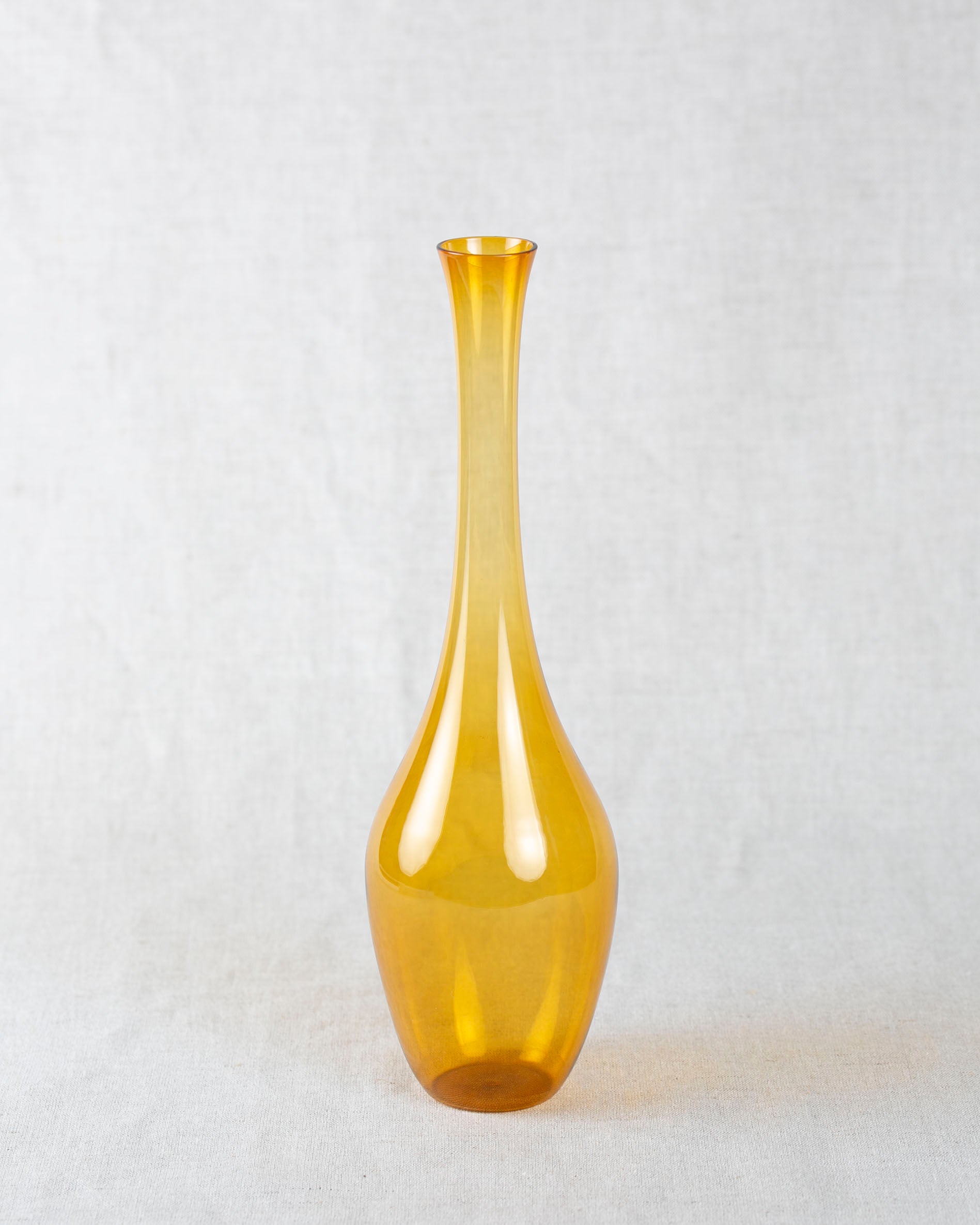 Gelbe Langhals Vase