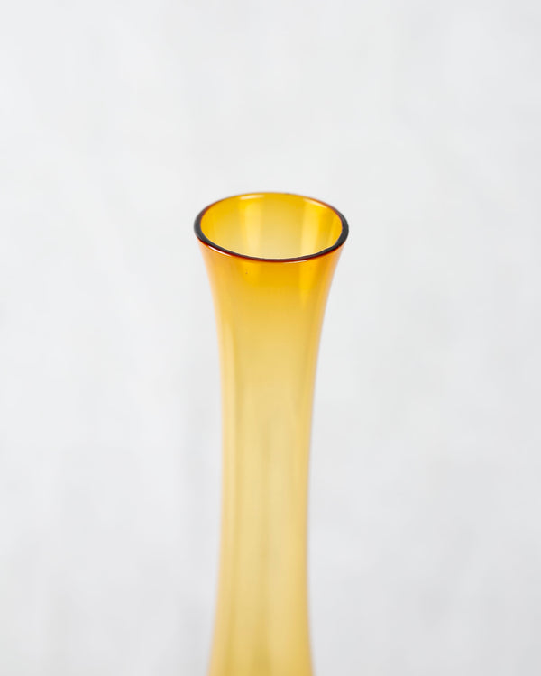 Gelbe Langhals Vase