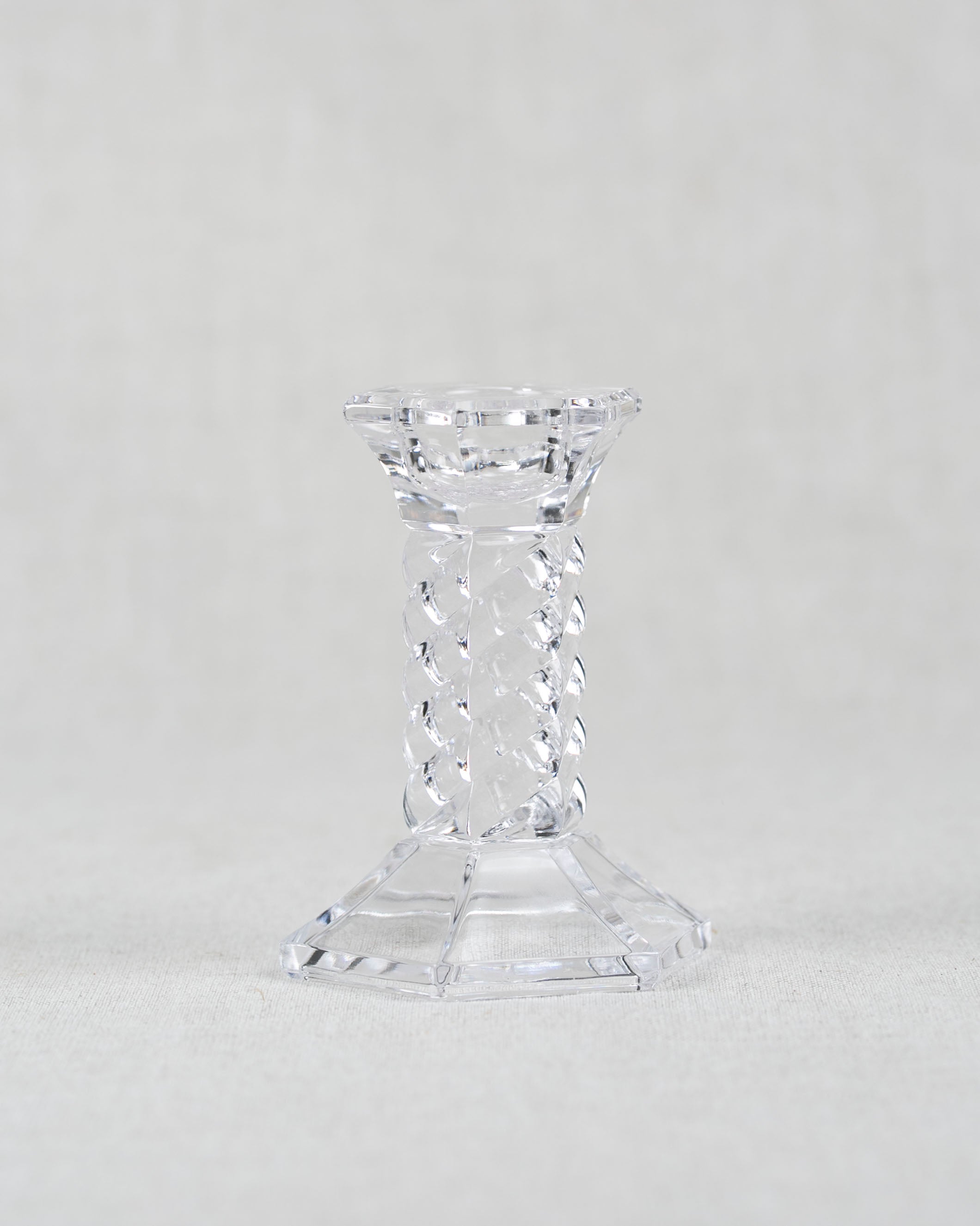Edler Kerzenständer aus Glas
