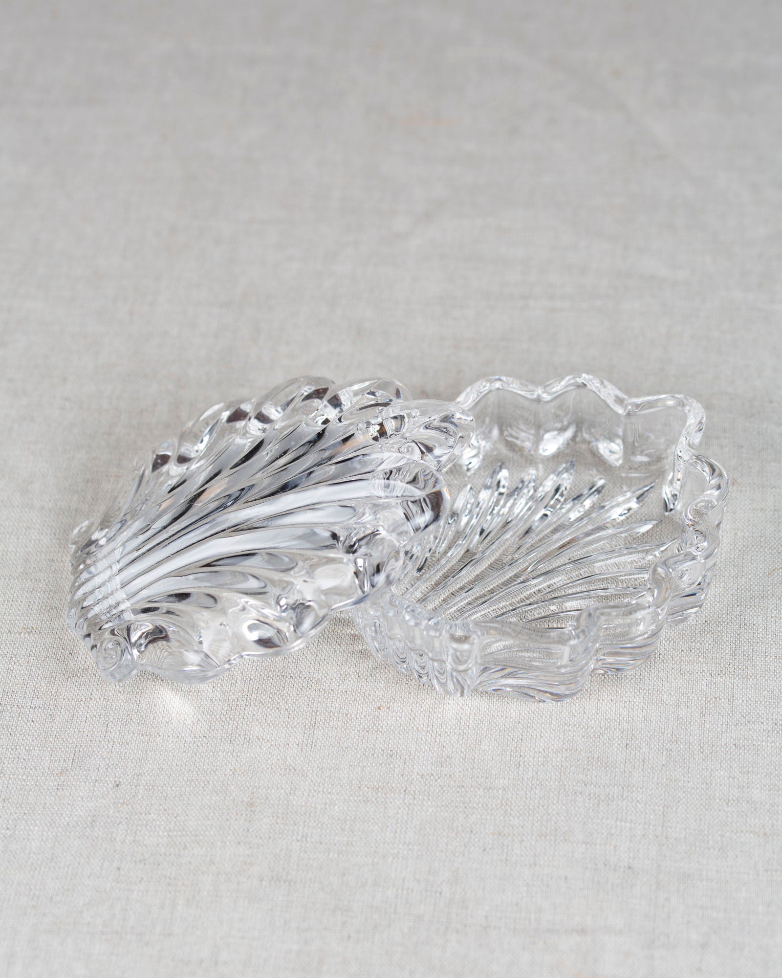 Art Deco Schmuckdose aus Glas