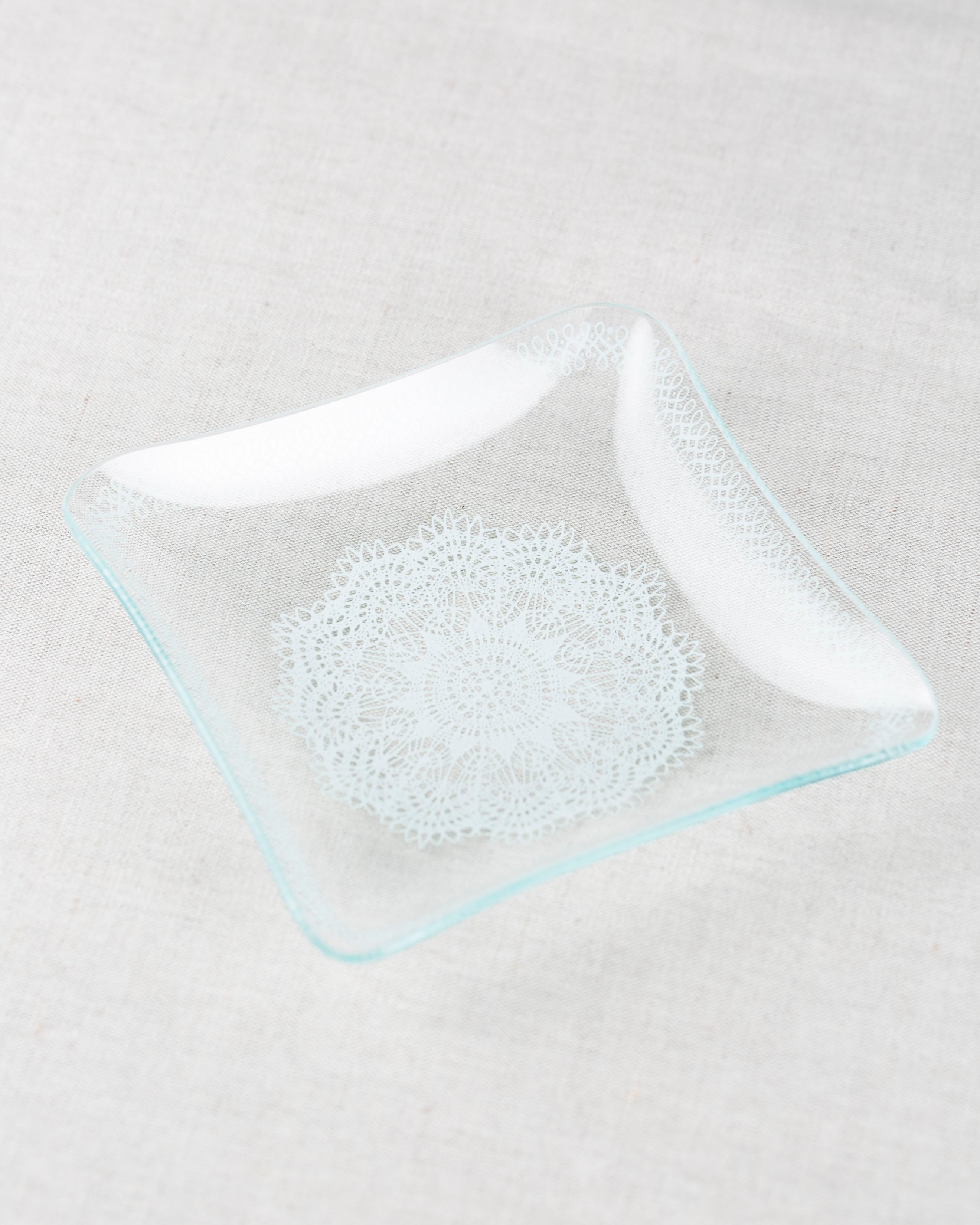 Boho Snack Schale aus Glas