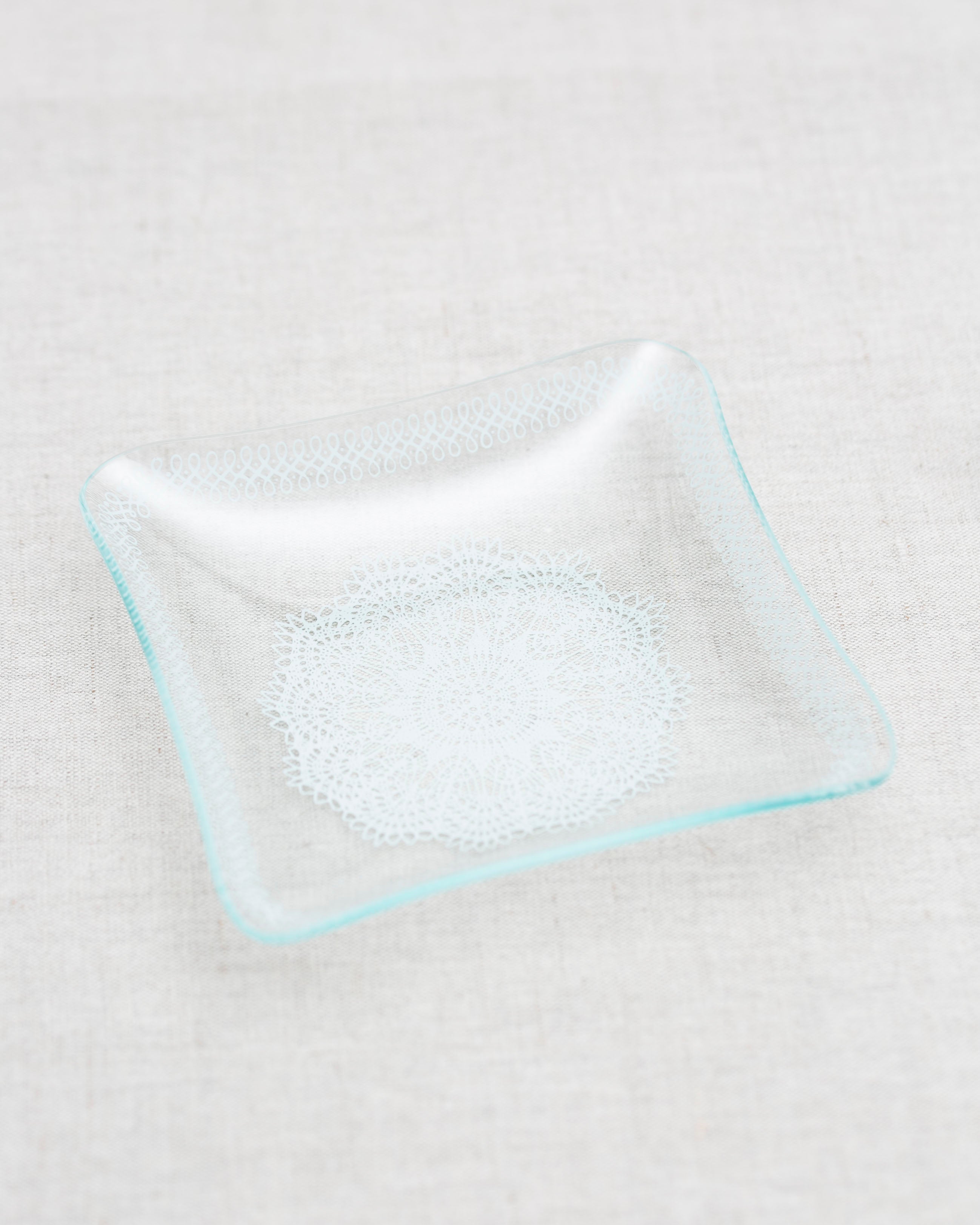 Boho Snack Schale aus Glas