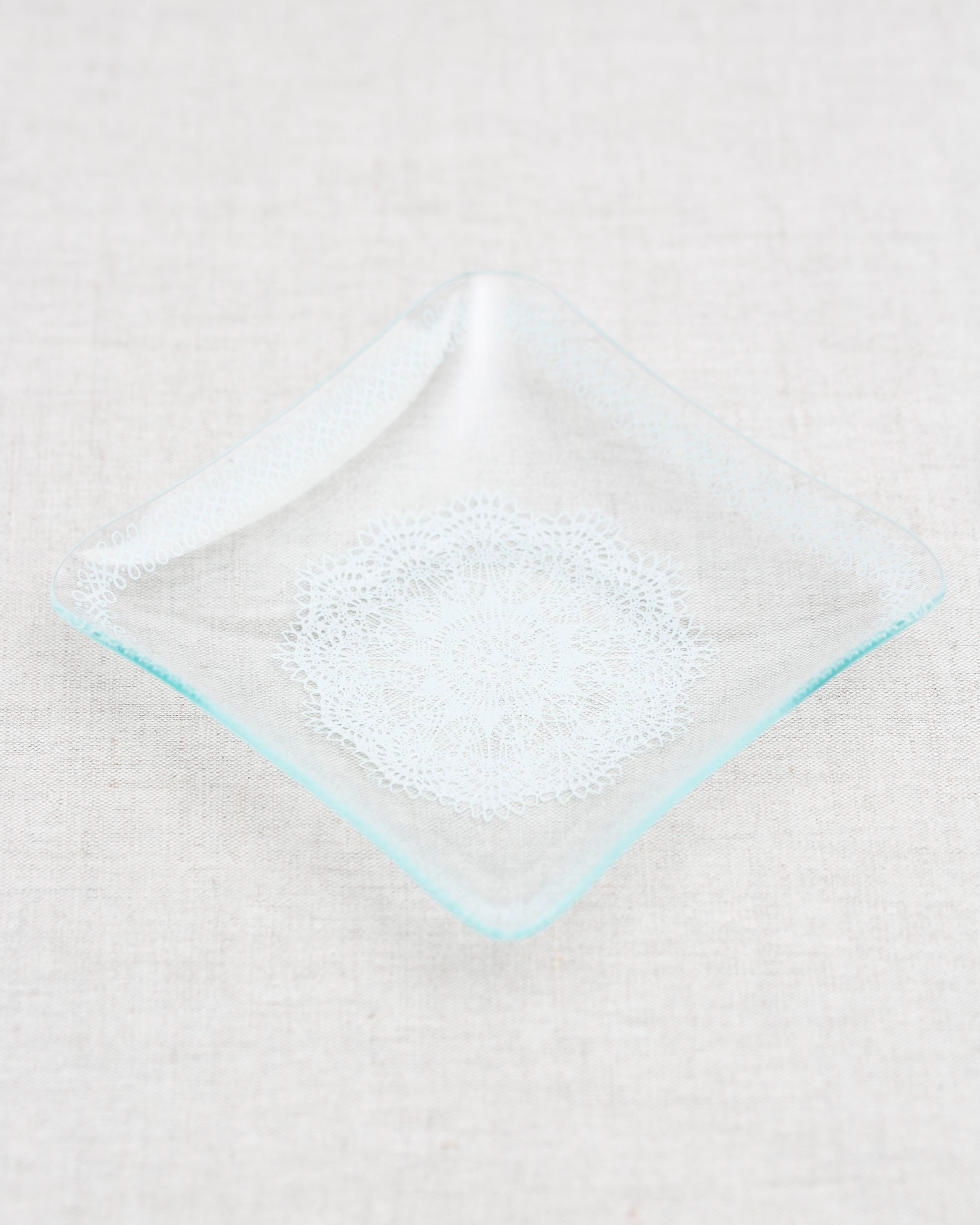 Boho Snack Schale aus Glas