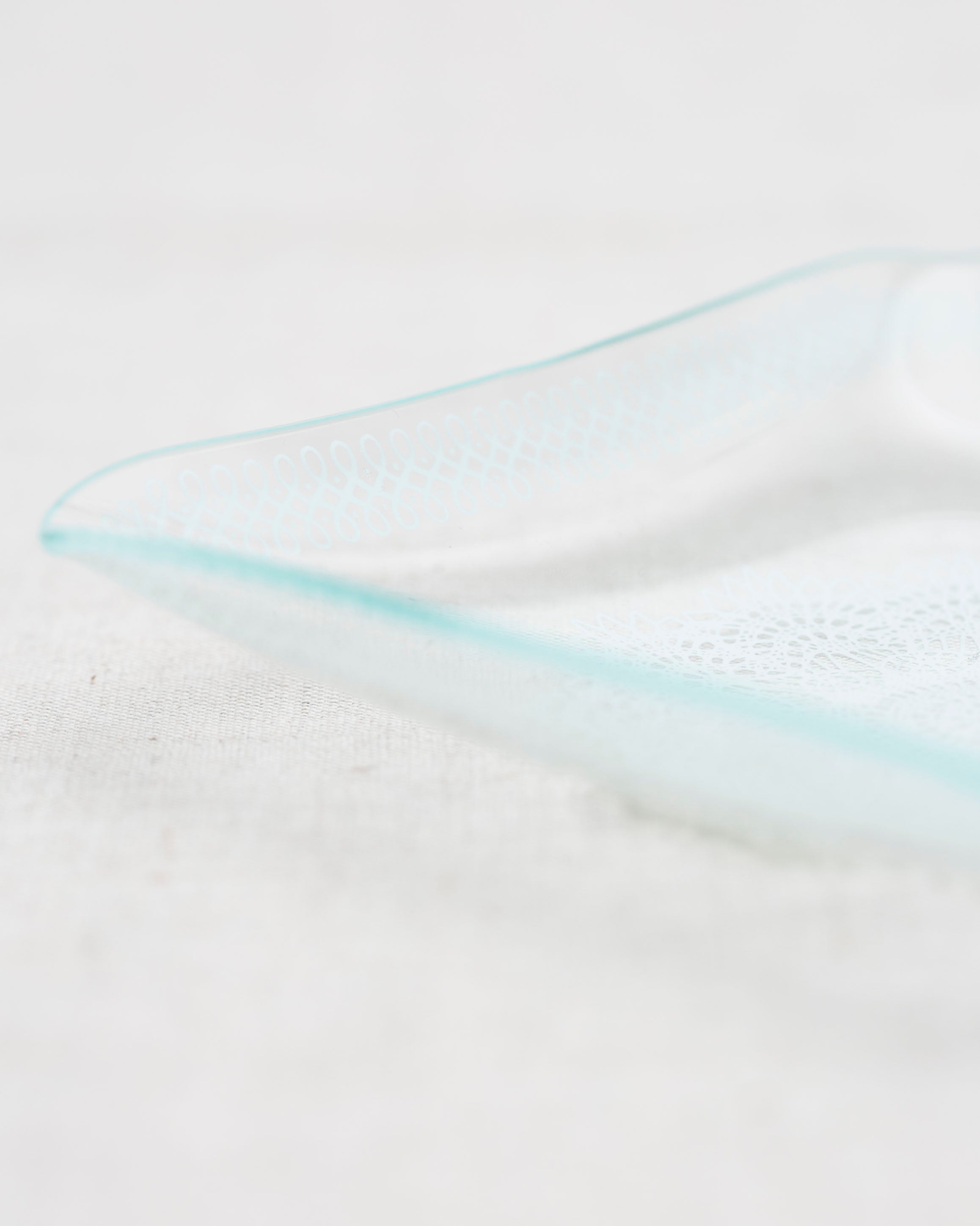 Boho Snack Schale aus Glas