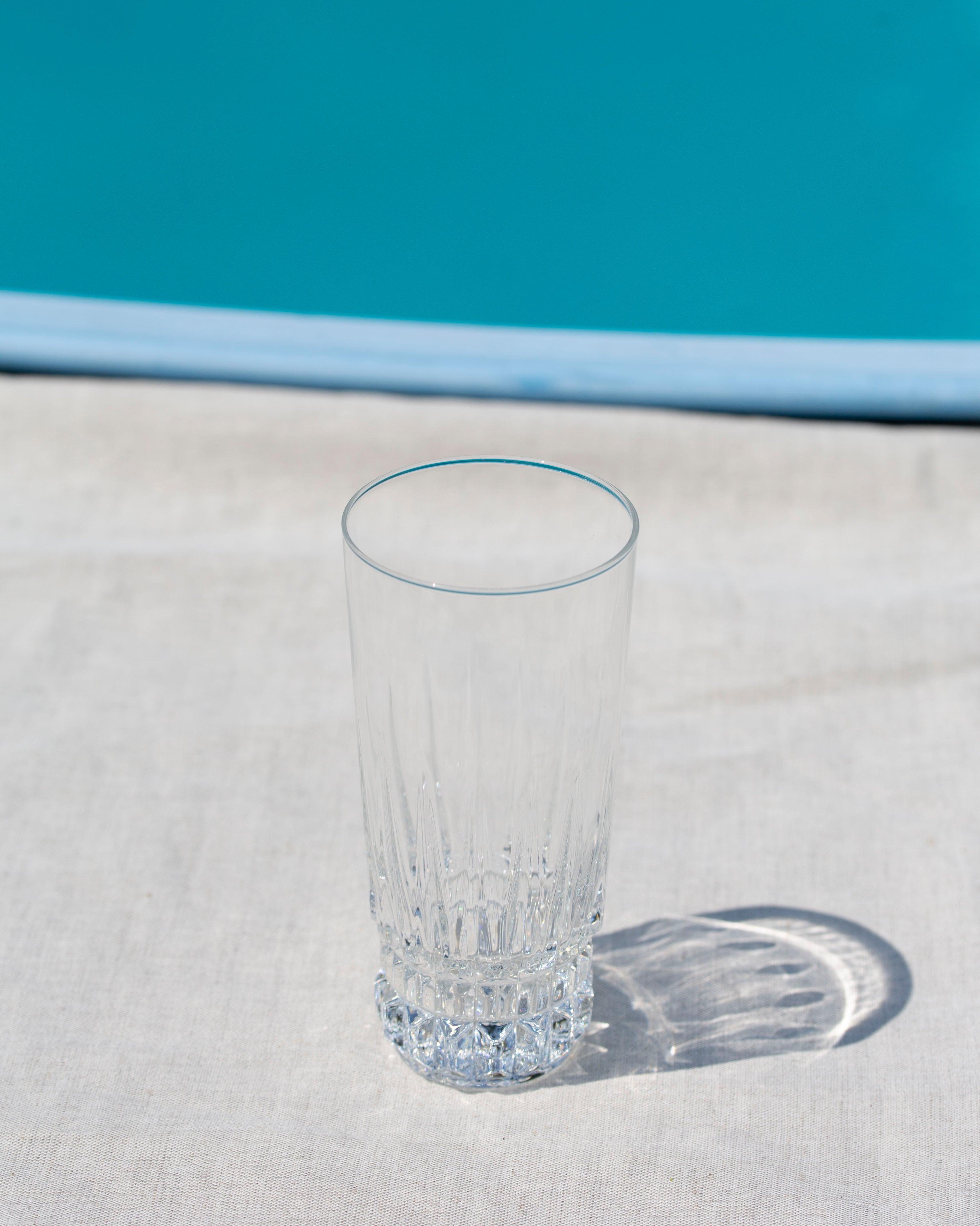 6x Edle Kristall Wassergläser