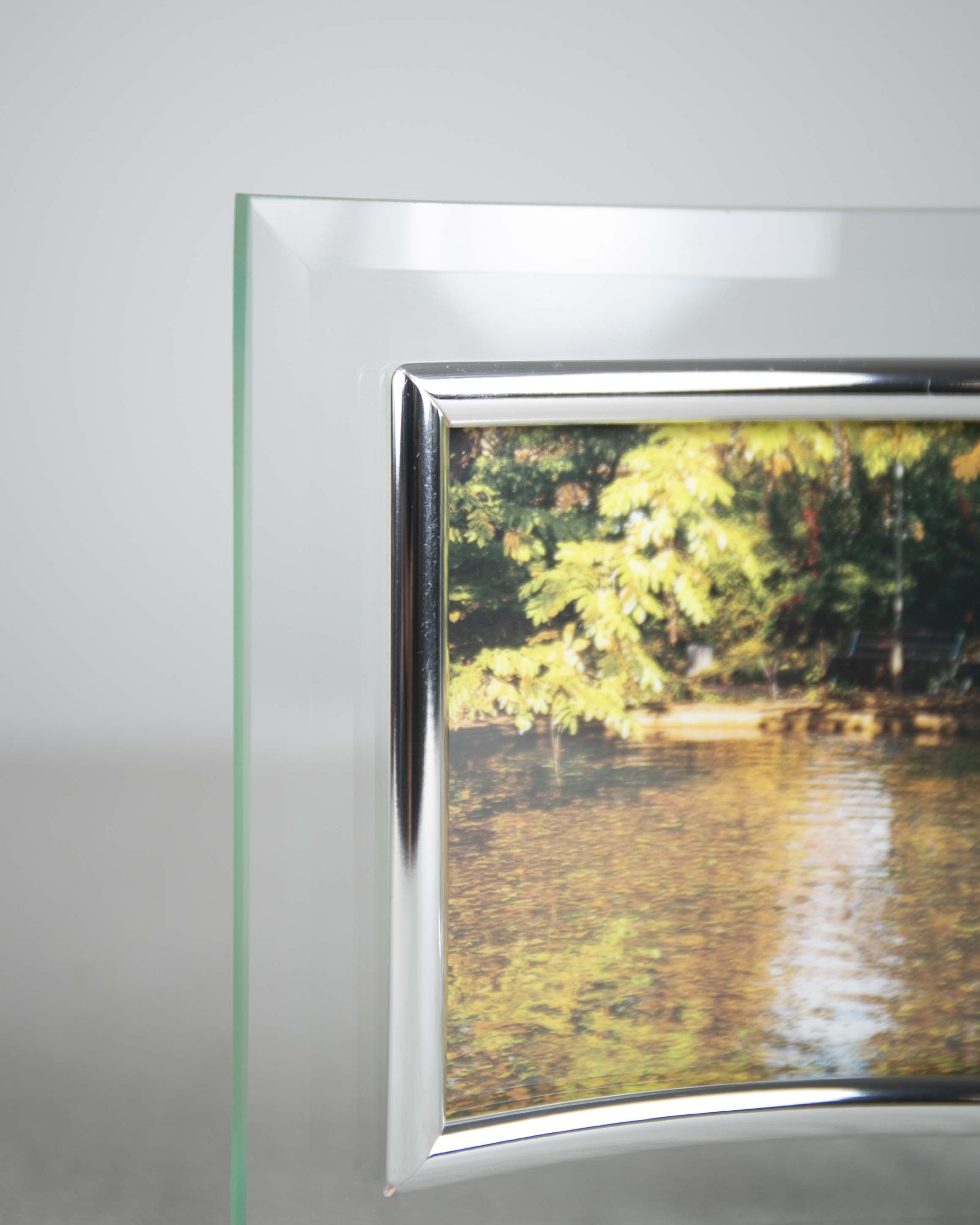 90er Jahre Glas Bilderrahmen
