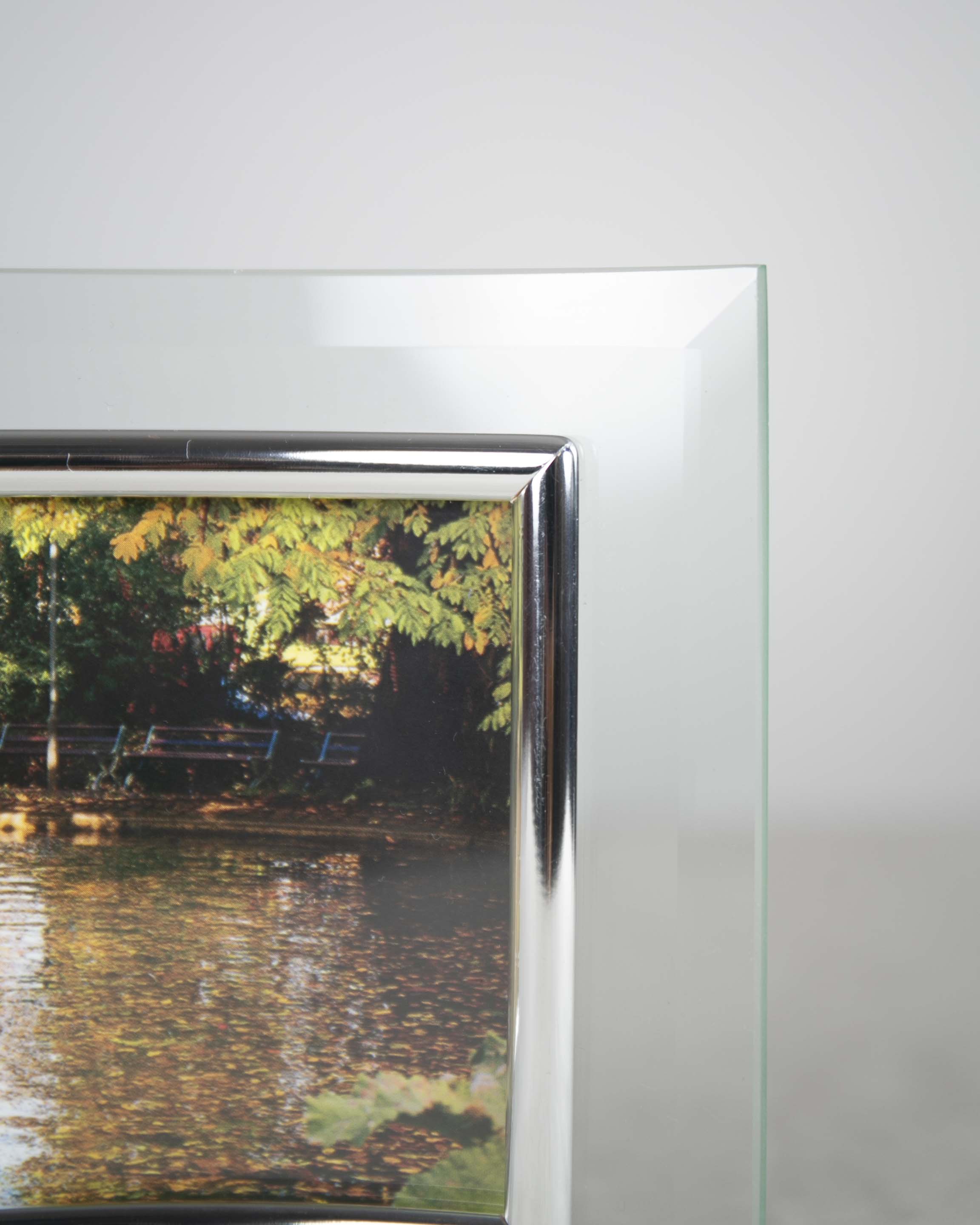 90er Jahre Glas Bilderrahmen