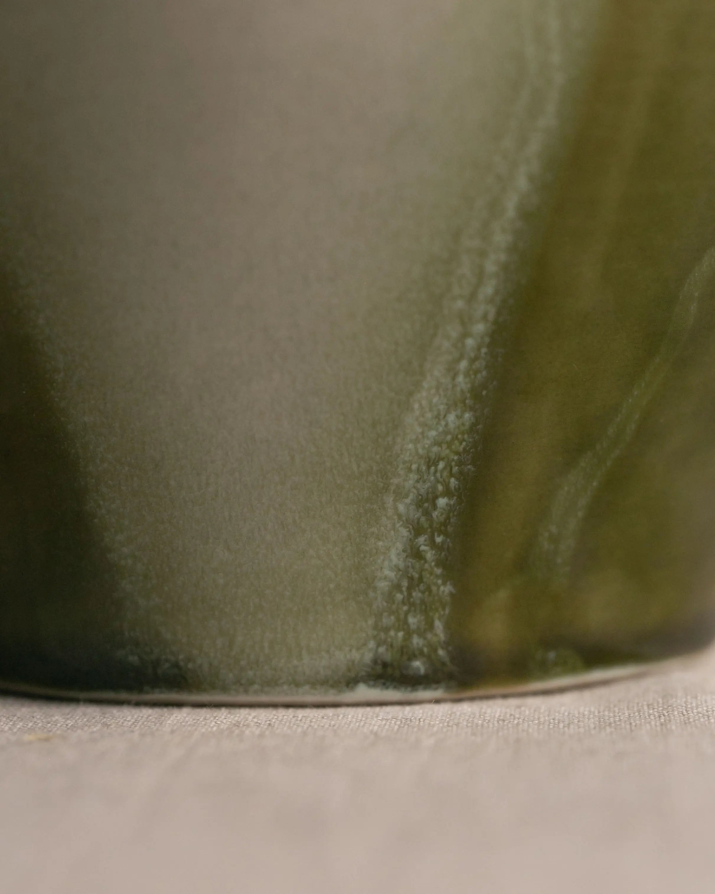 Midcentury Vase aus Keramik in grün von Ditmar Urbach