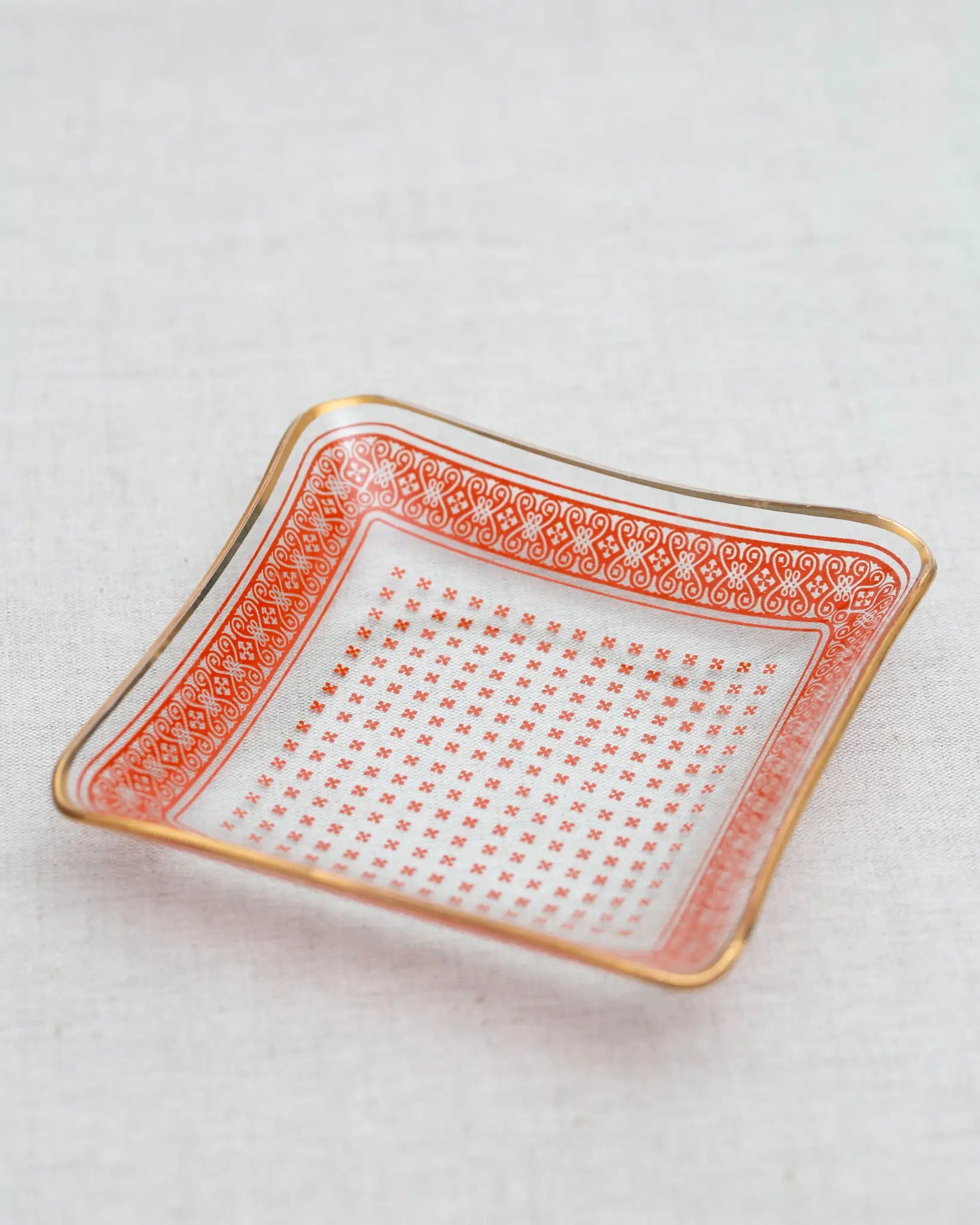 glaswerk-olbernhau-schale-rot-glas-ddr-vintage-ostalgie