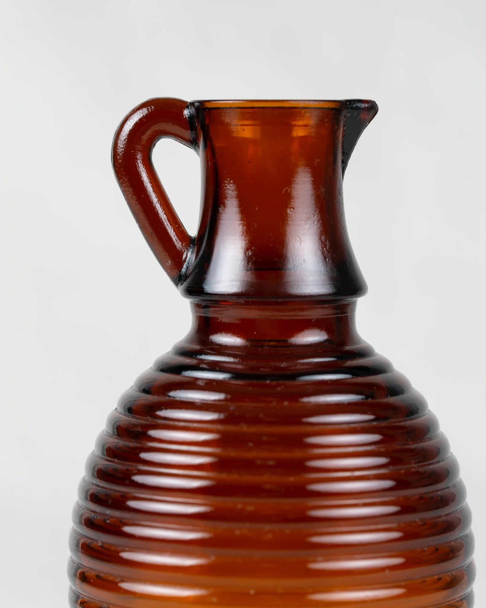 vase-glas-bernstein-vintage-kännchen-kanne