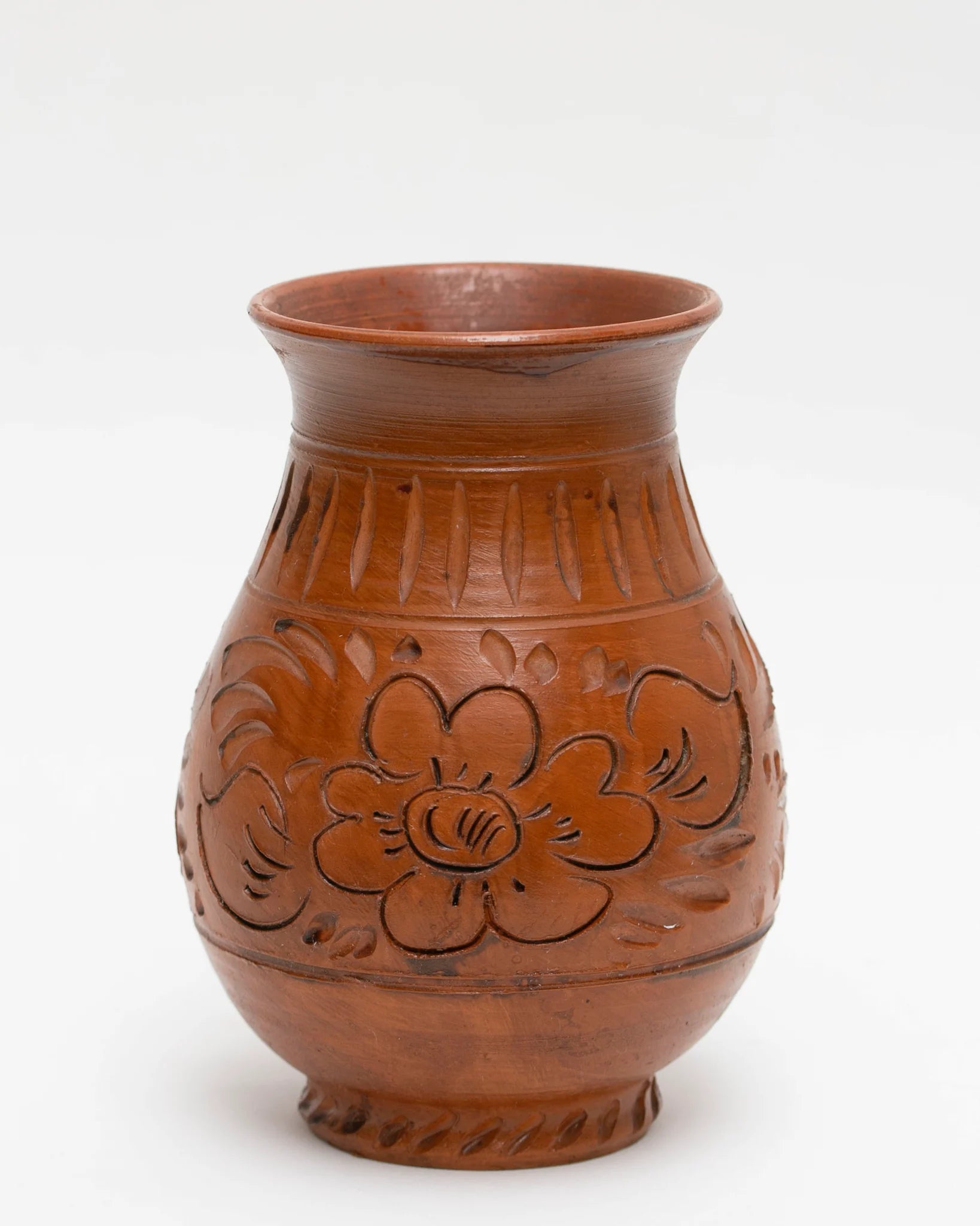 vase-handmade-keramik-ton-gravur-vintage