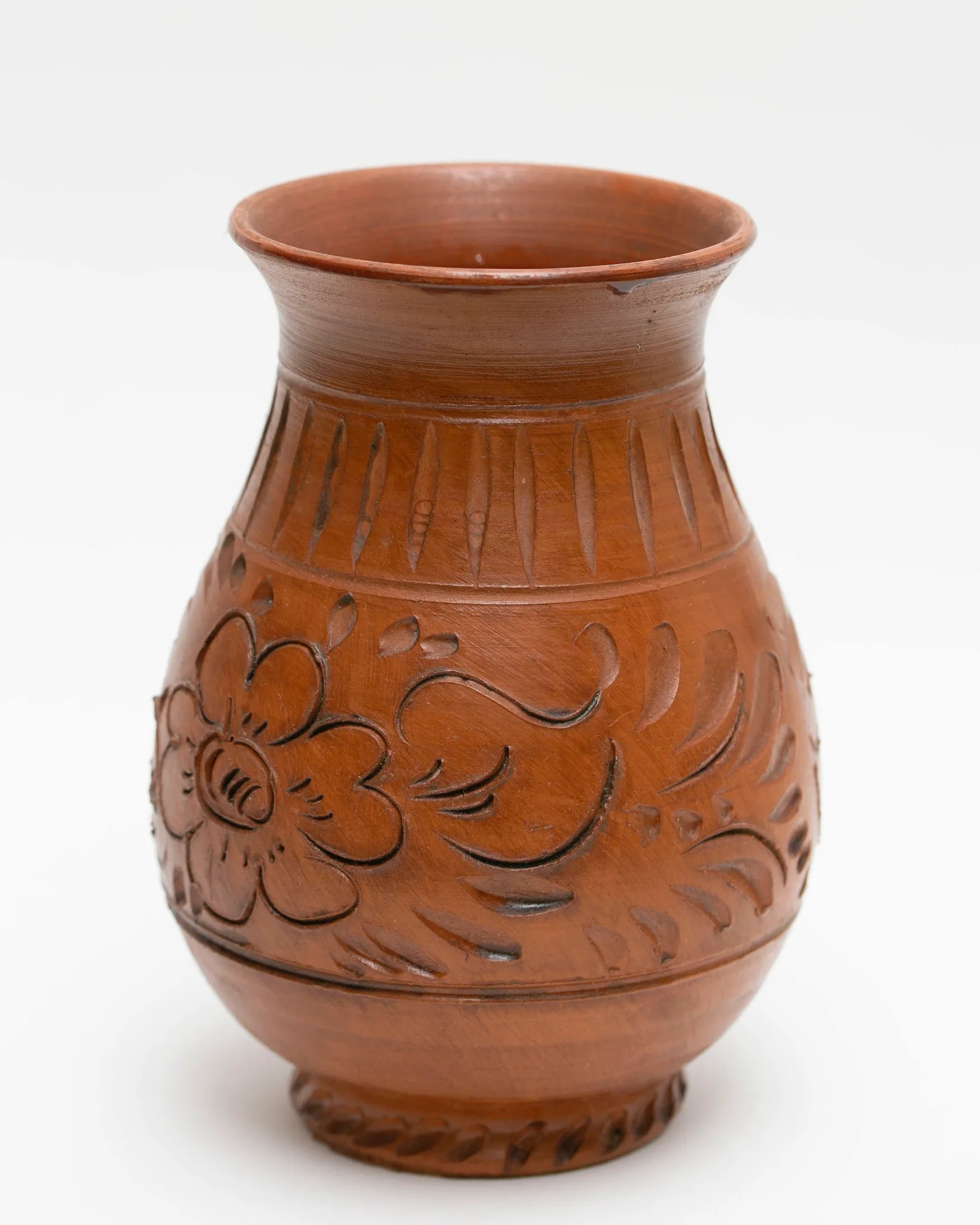 vase-handmade-keramik-ton-gravur-vintage