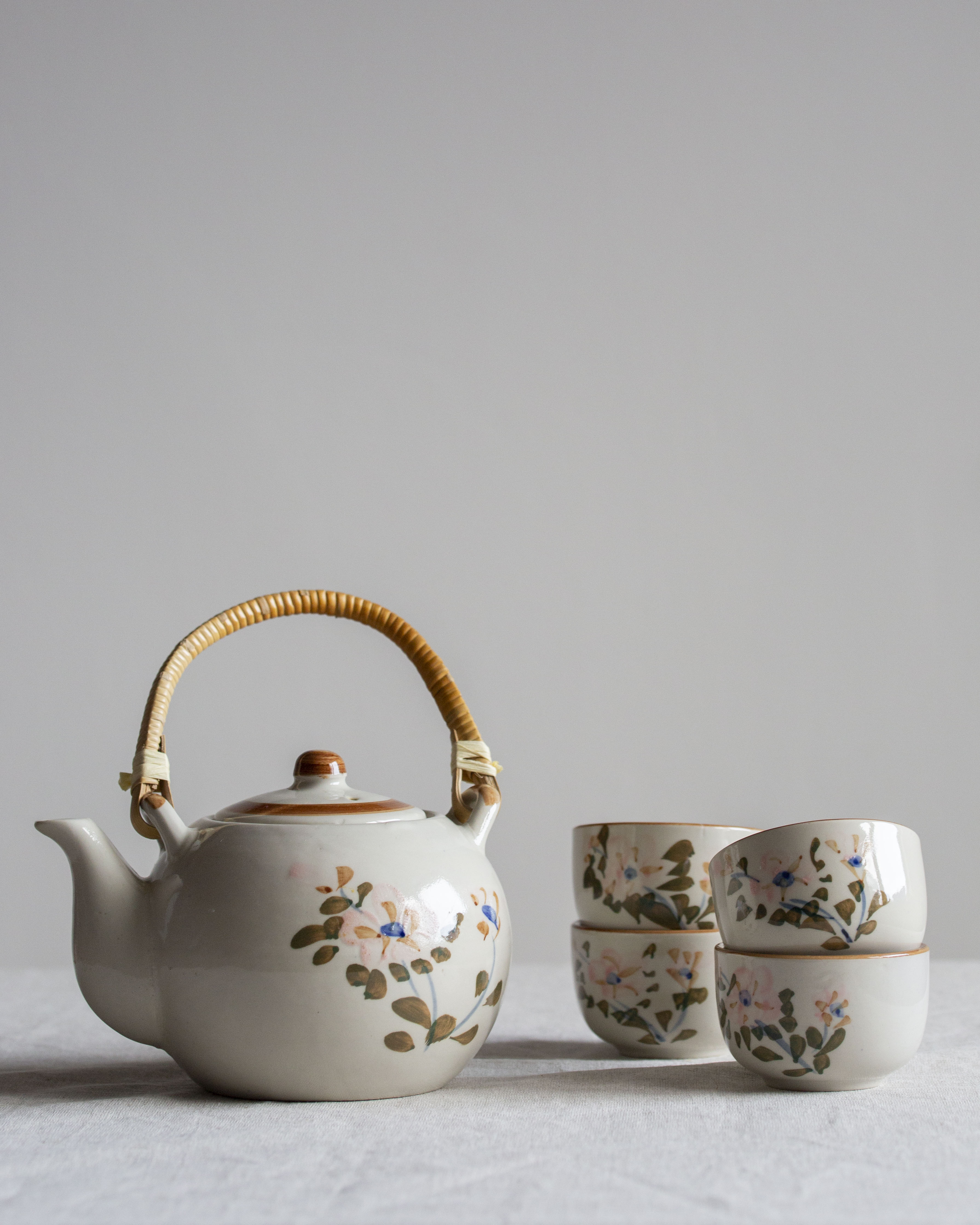 Chinesisches 5-teiliges Tee Set Teekanne mit Bechern