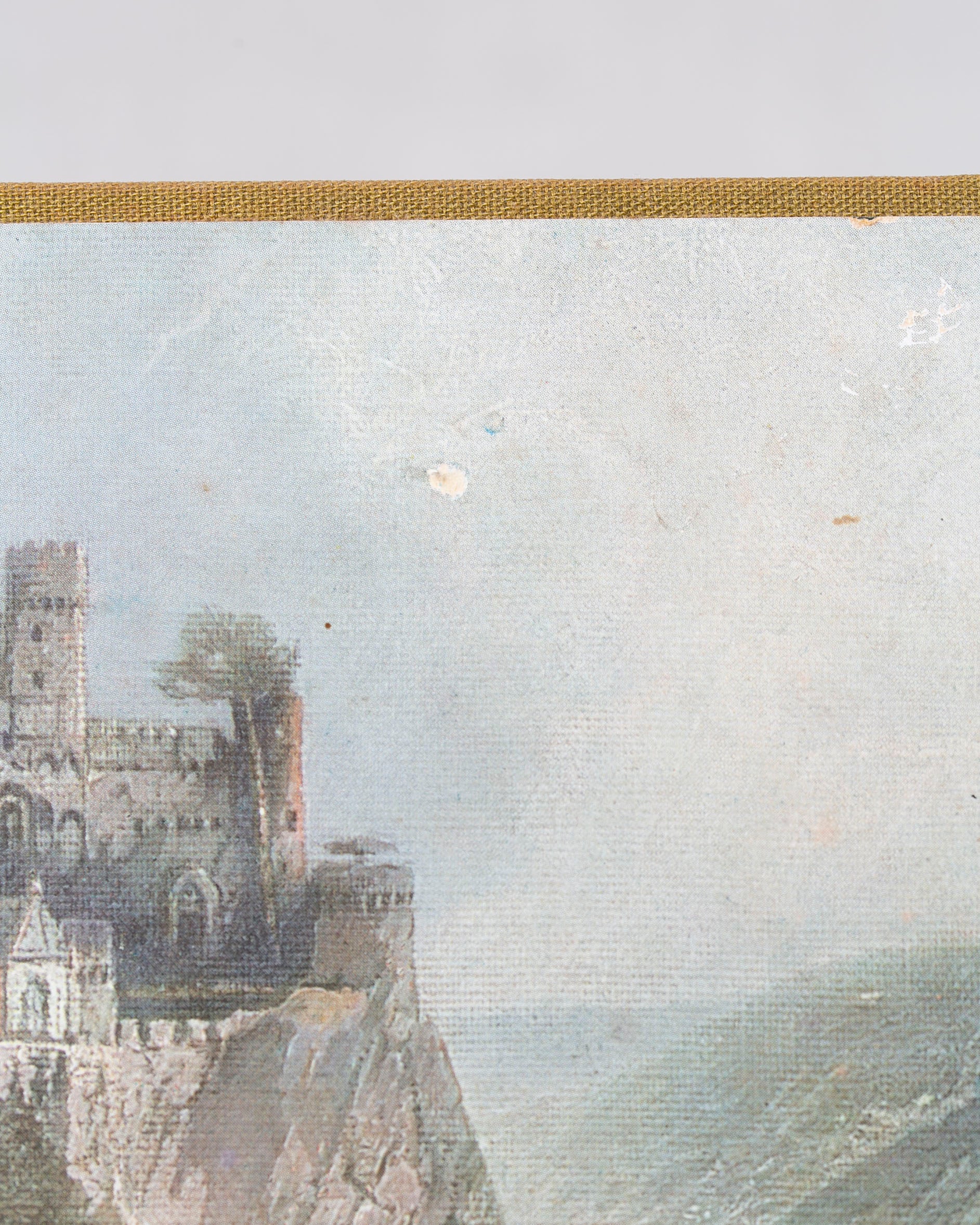 Gemälde Burg Rheinstein auf Holz
