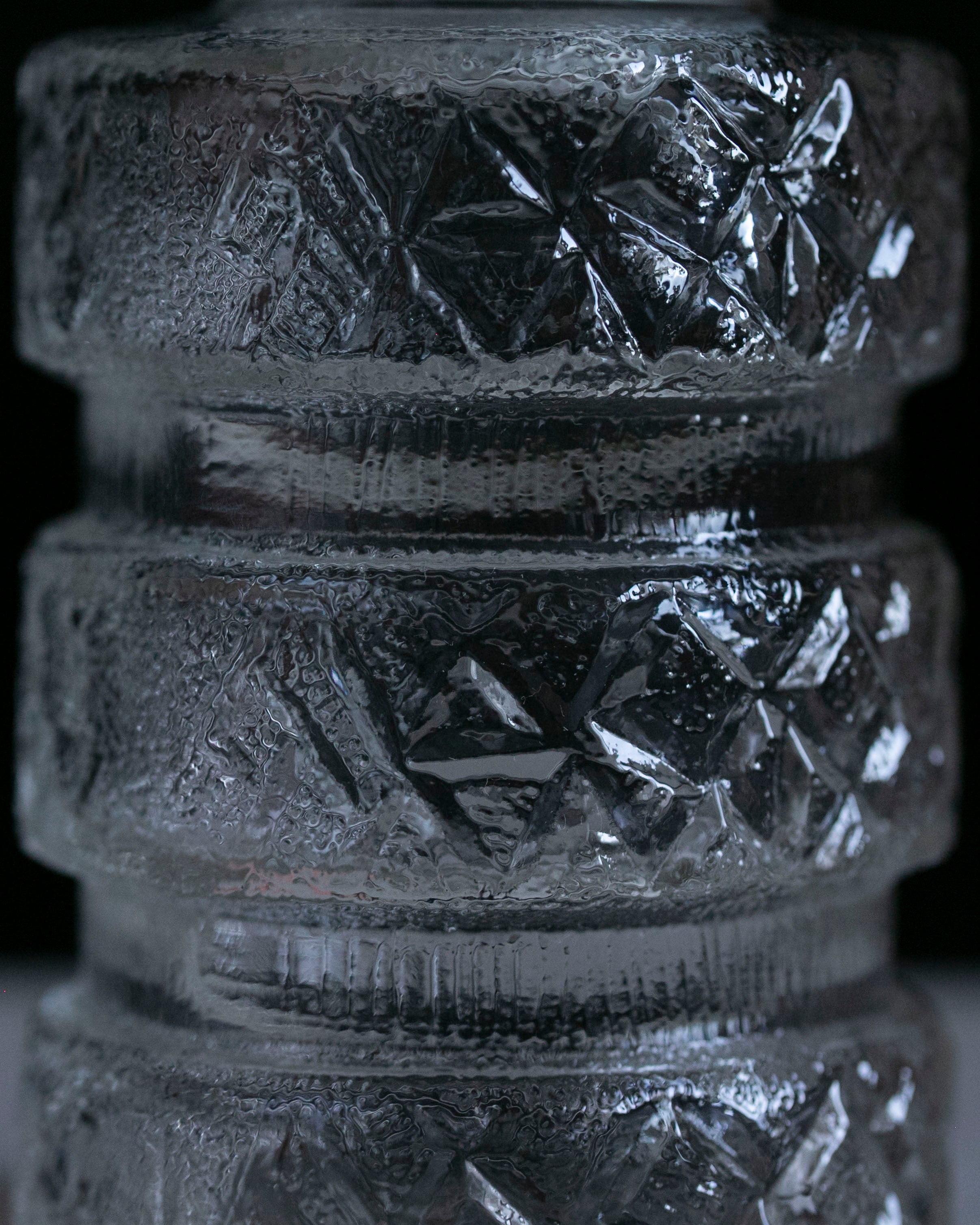 Dekanter oder Whiskeyflasche aus Glas