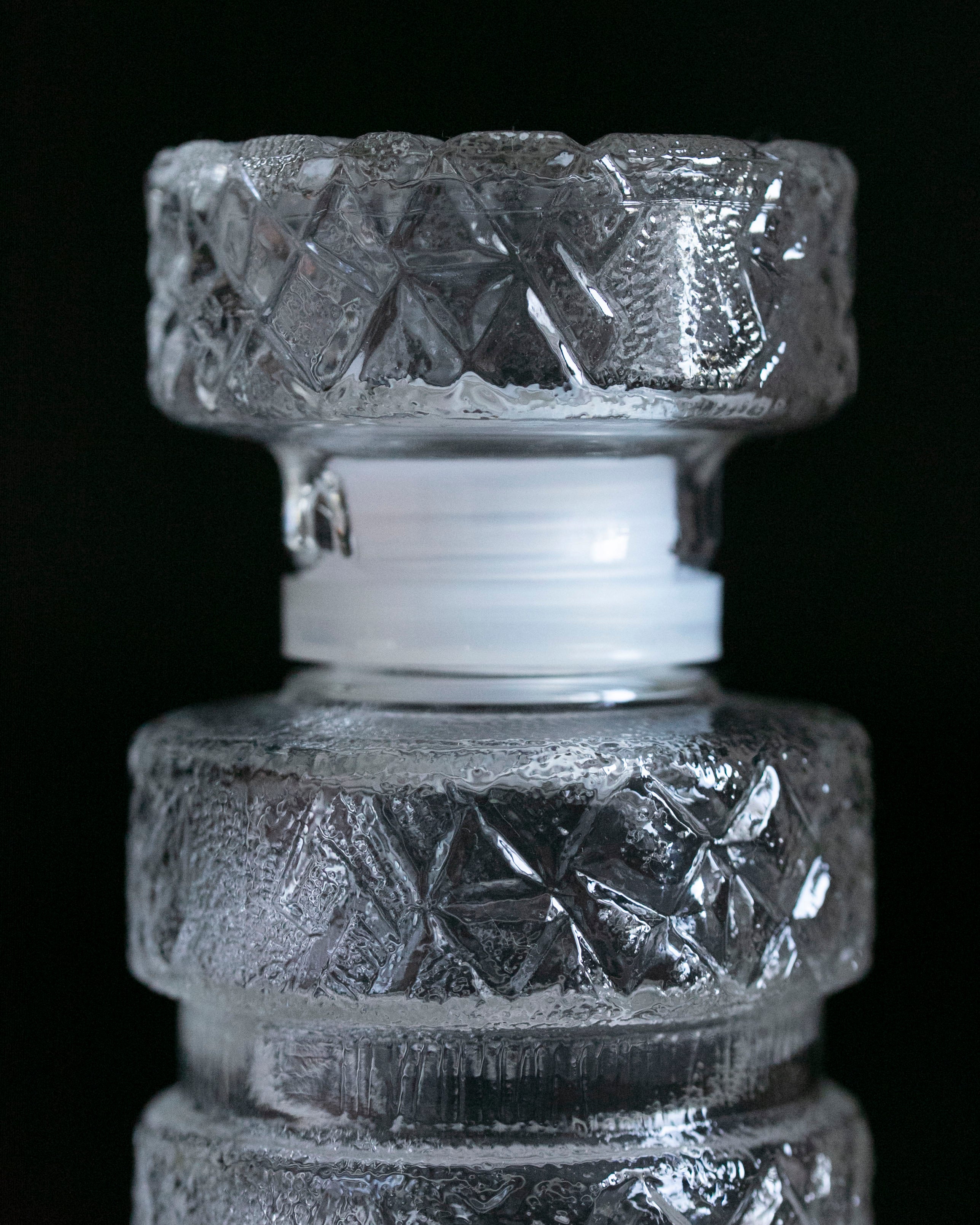 Dekanter oder Whiskeyflasche aus Glas
