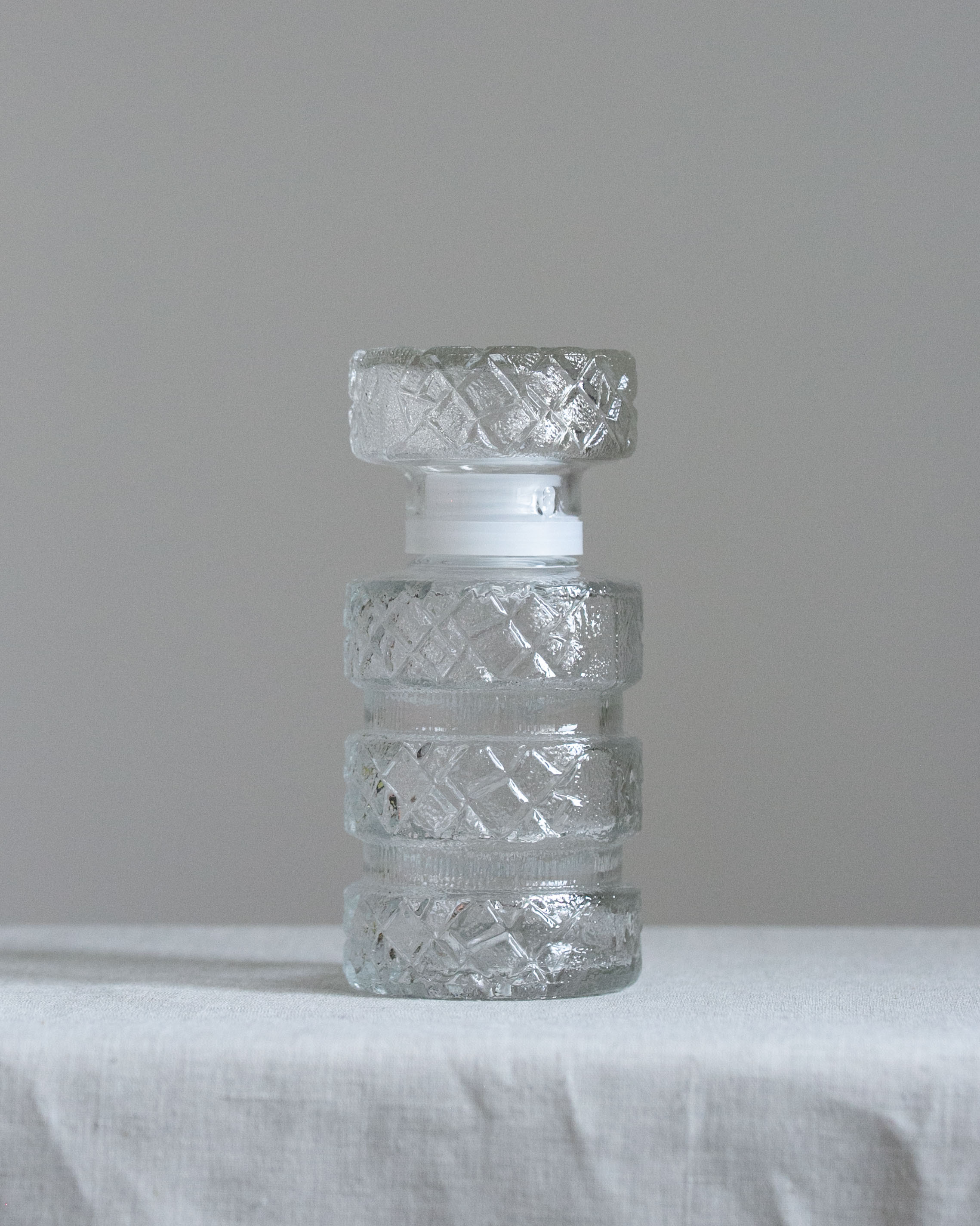 Dekanter oder Whiskeyflasche aus Glas