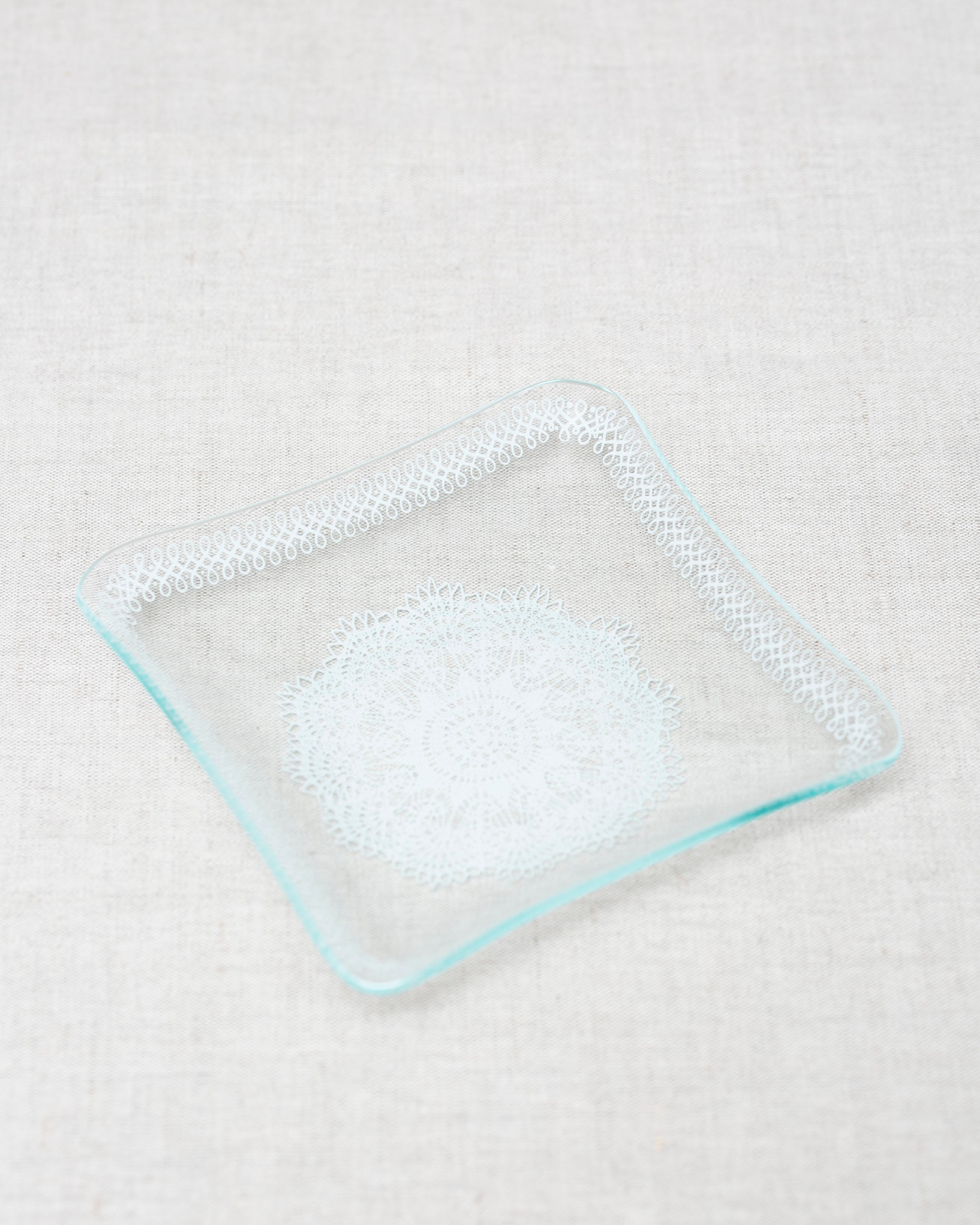Boho Snack Schale aus Glas