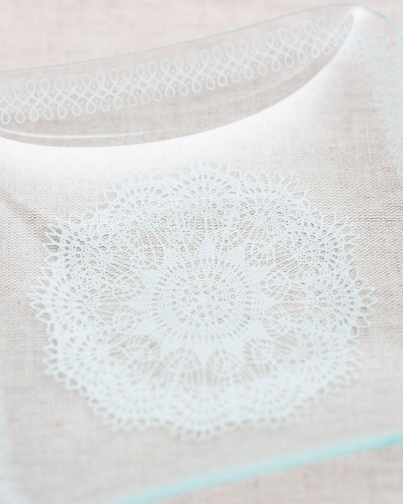 Boho Snack Schale aus Glas