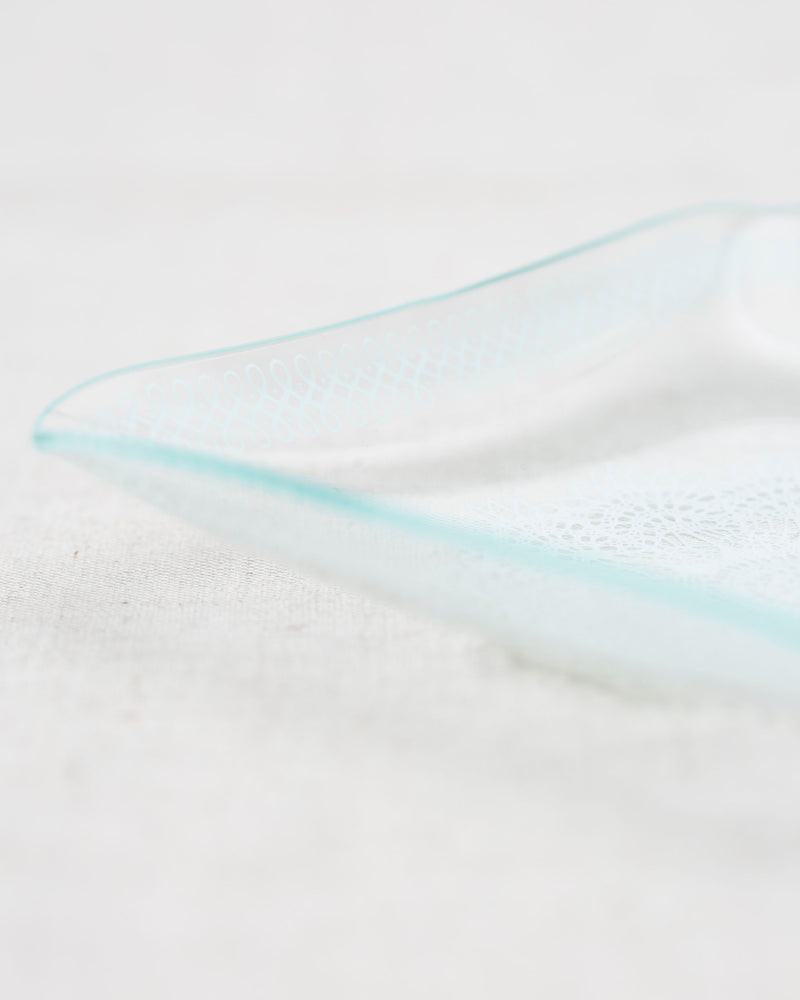 Boho Snack Schale aus Glas